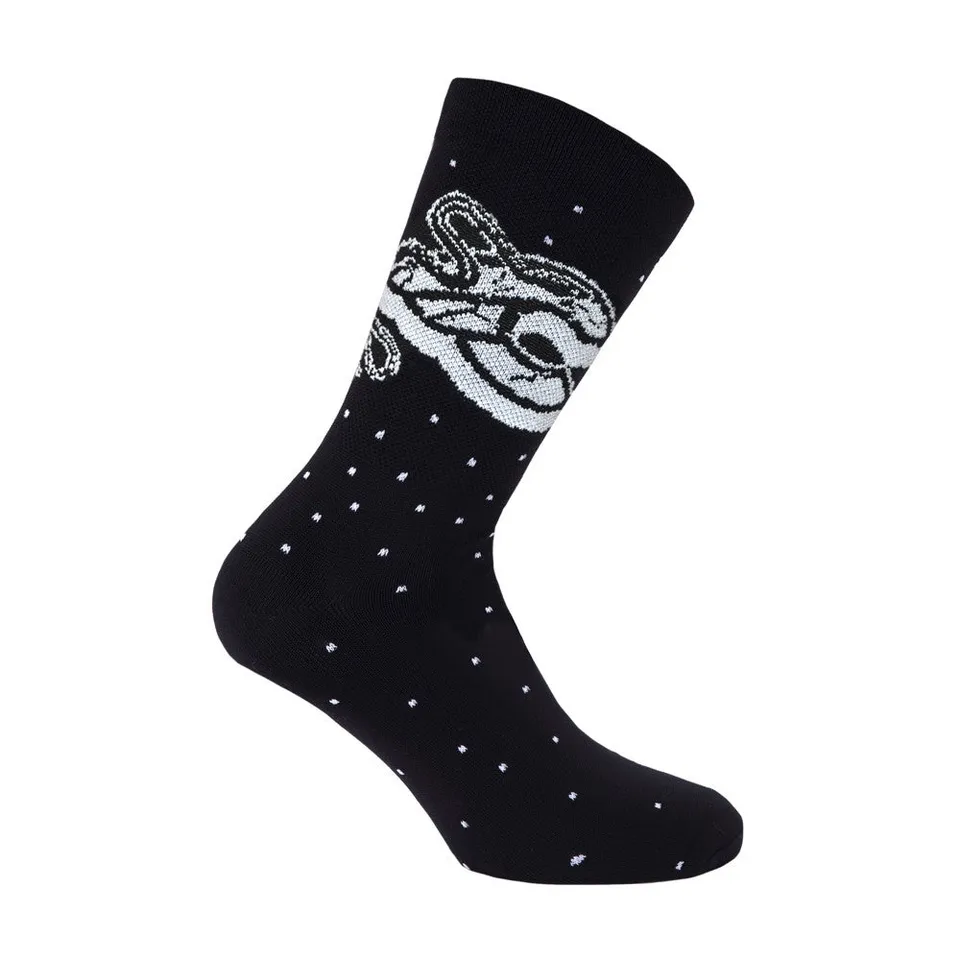 cinelli-mike-giant-black-chaussettes-cyclisme image 1