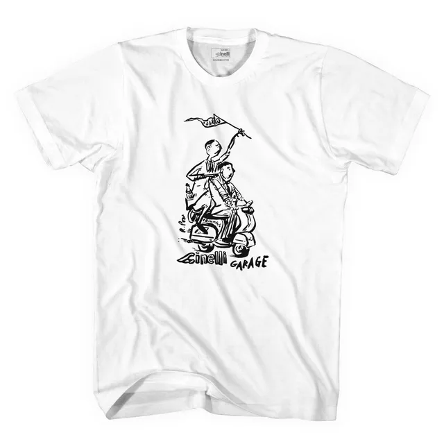 cinelli-russ-pope-garage-white-t-shirt-t-shirt-coton image 1