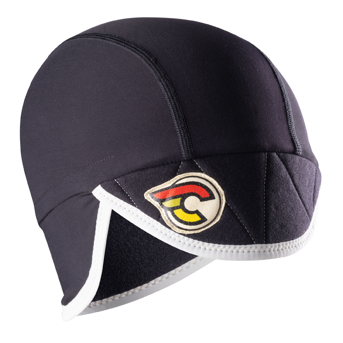 cinelli-winter-cap-supercorsa-black-white-casquette-hiver image 1