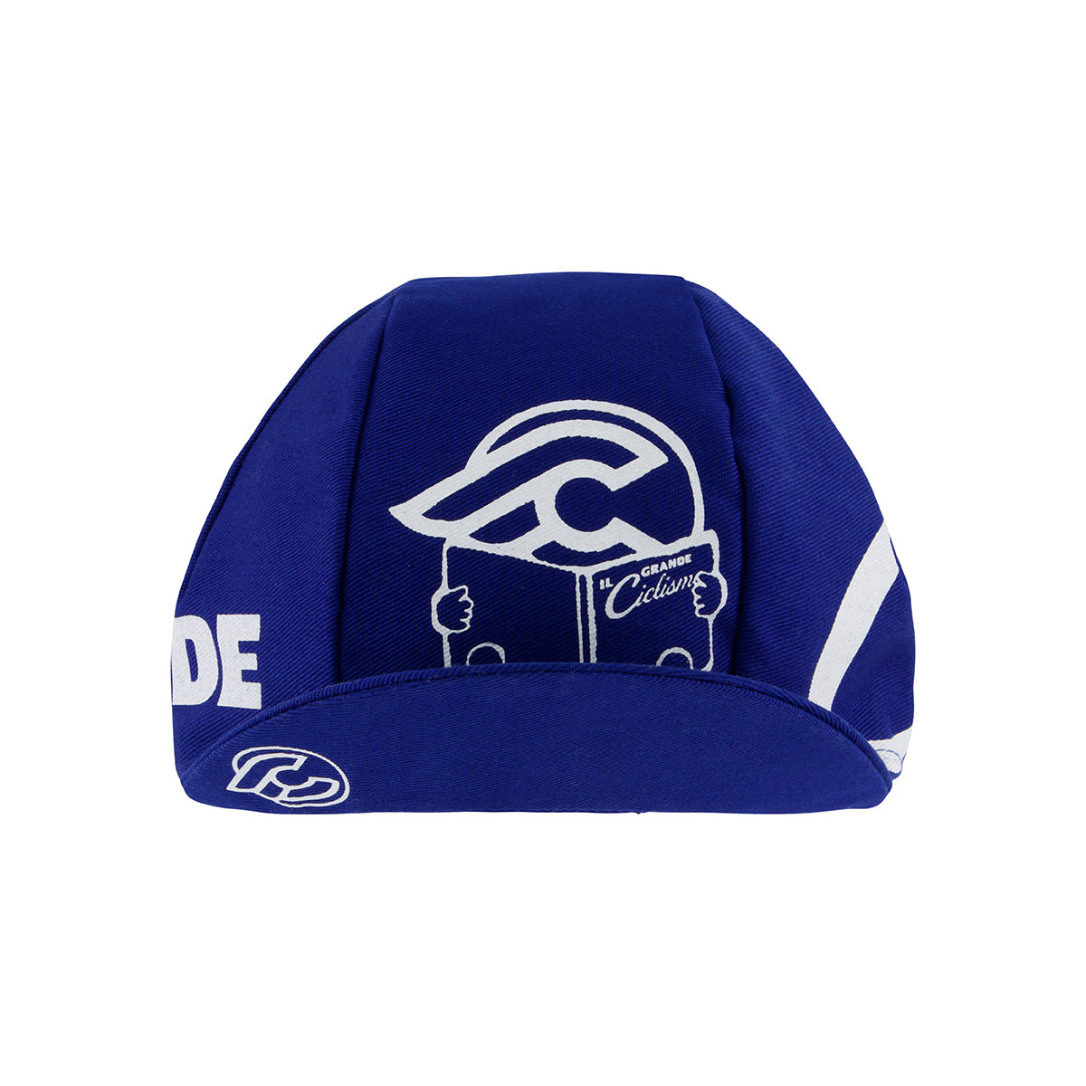 cinelli-cap-cultura-blue-casquette-cycliste-made-in-italy image 3