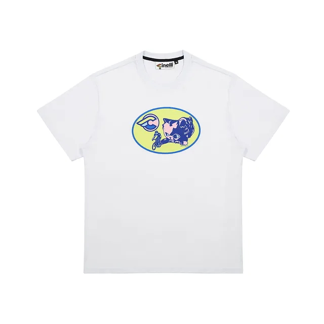 cinelli-shana-sadeghi-ray-kitten-t-shirt-blanc image 1