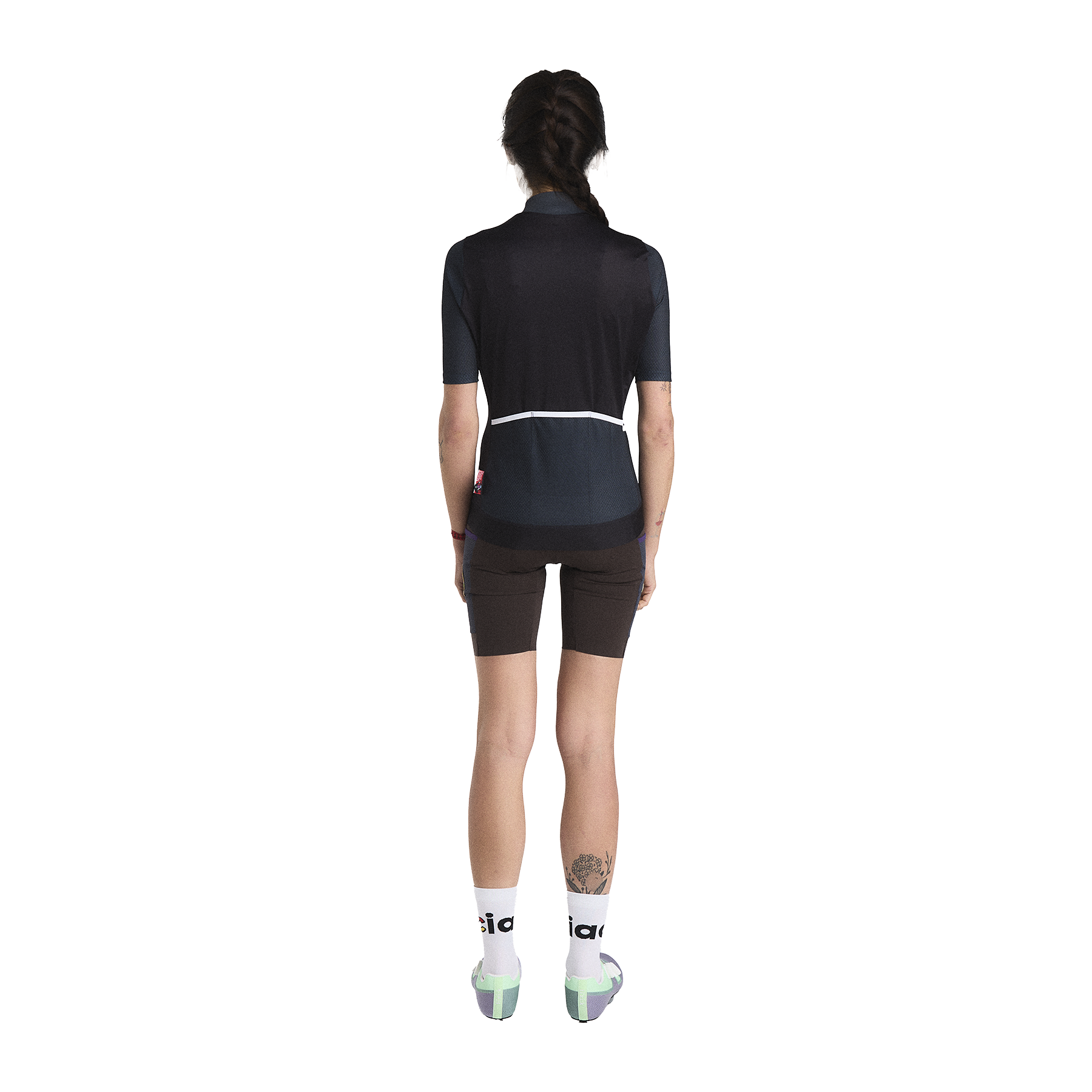 cinelli-tempo-maillot-cycliste-femme-noir image 2