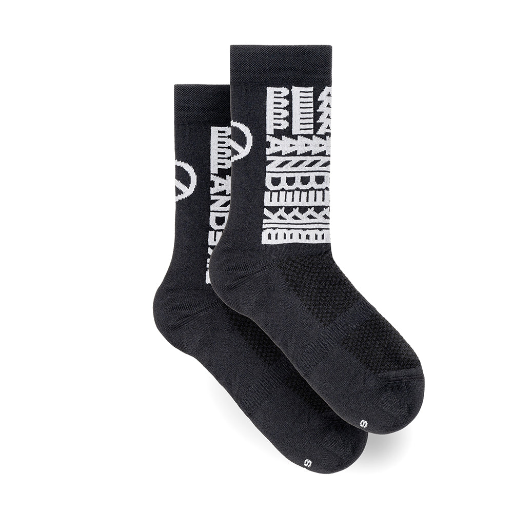 cinelli-peace-black-chaussettes-v-lo-mixtes image 1