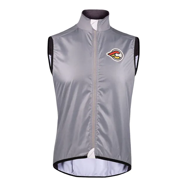 cinelli-tempo-nemo-gilet-hiver-coupe-vent-gris-ciment image 1