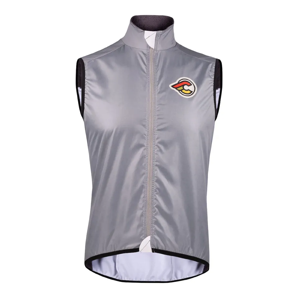 cinelli-tempo-nemo-gilet-hiver-coupe-vent-gris-ciment image 1