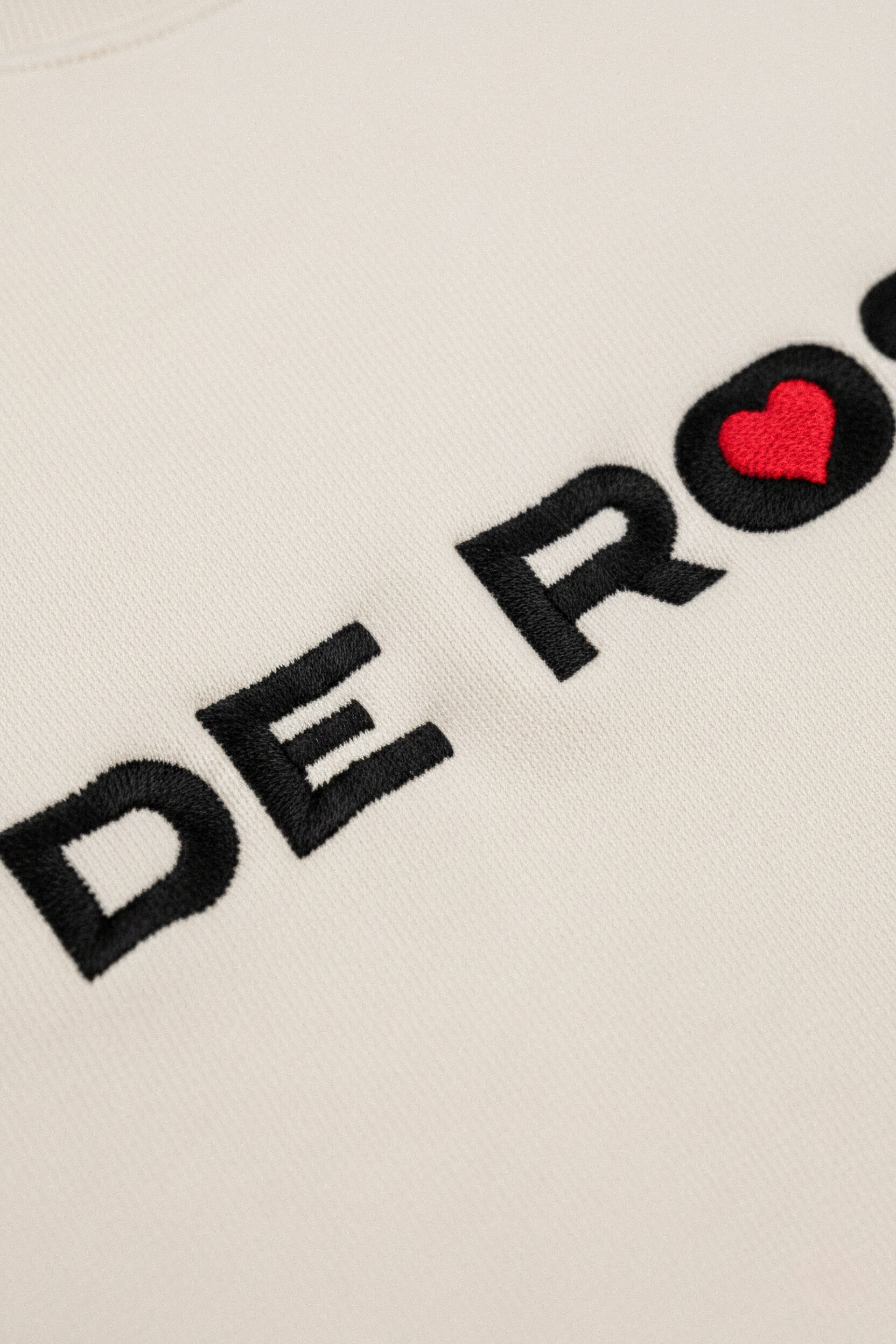 de-rosa-sweatshirt-crewneck-brod-coton-bio image 7