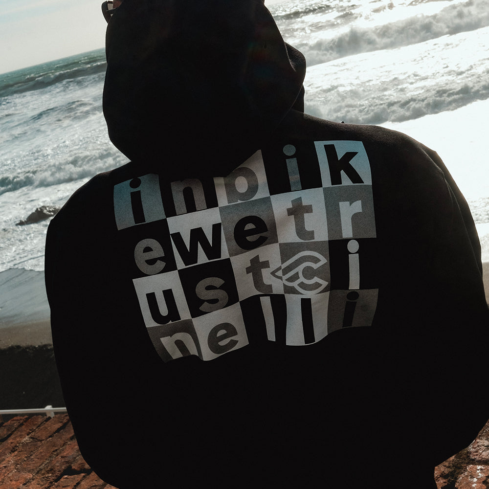 cinelli-hoodie-boetti-black-sweat-capuche-coton image 3
