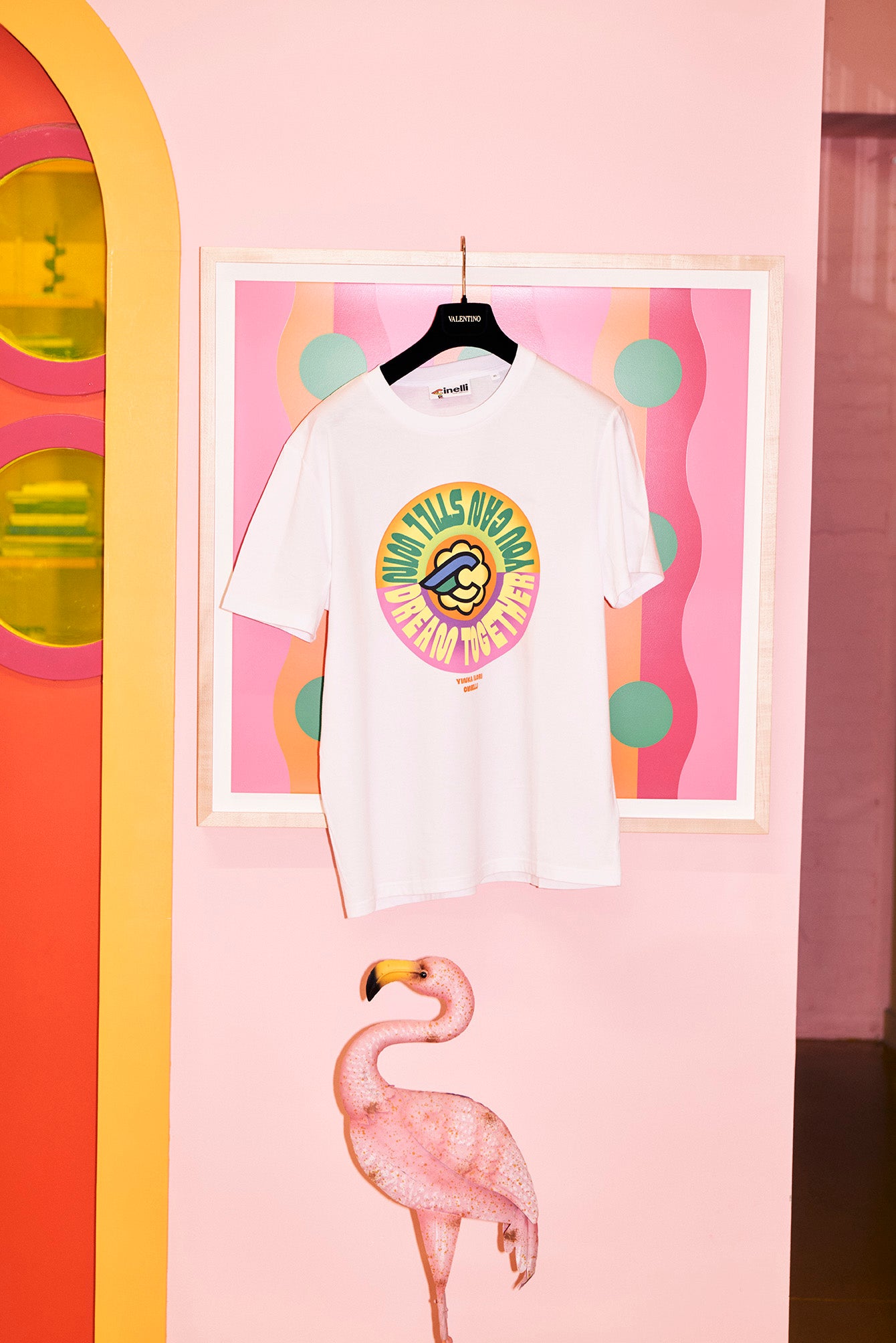cinelli-yinka-ilori-dream-together-blanc-t-shirt image 6